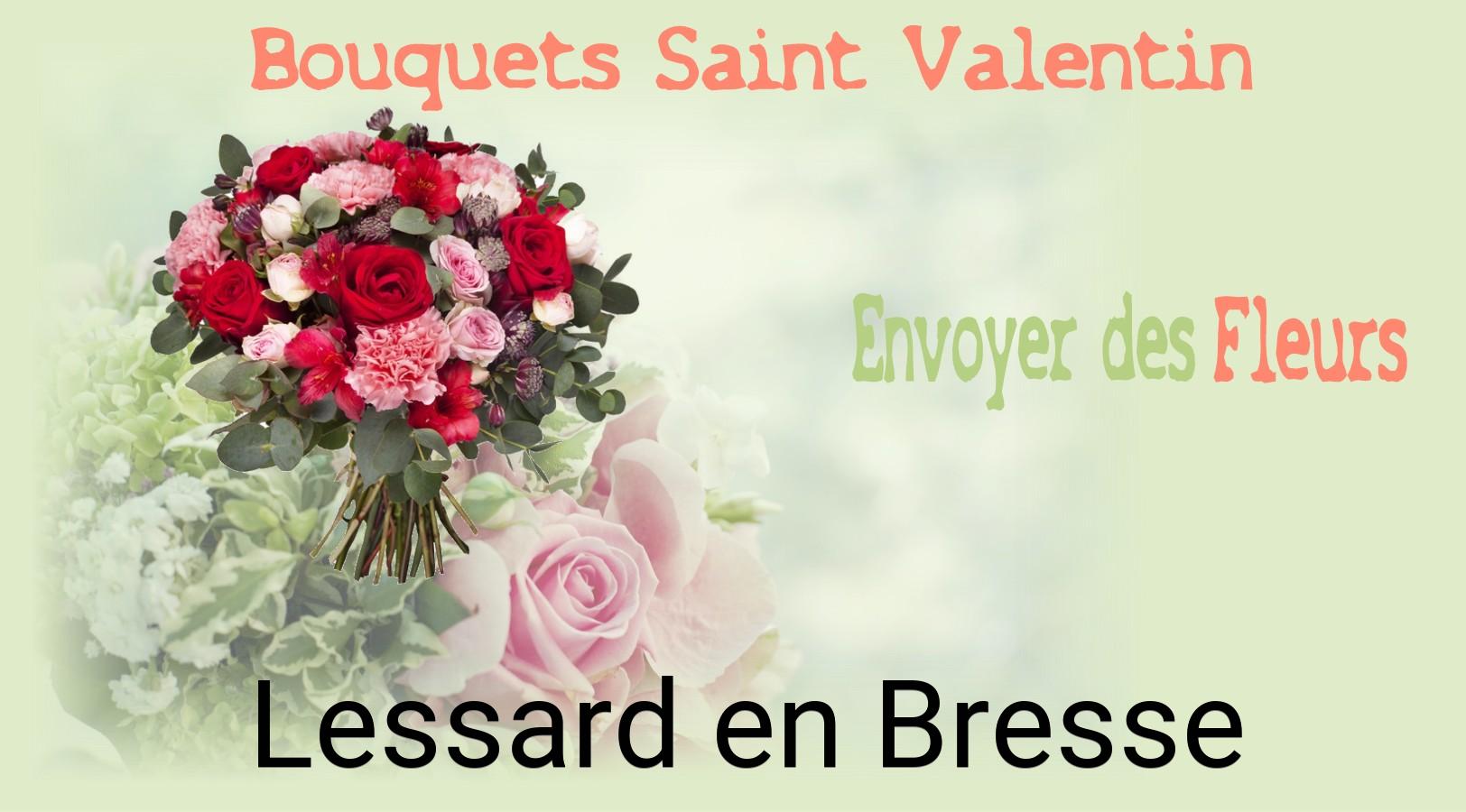 Roses de Saint-Valentin livrées à Lessard-en-Bresse